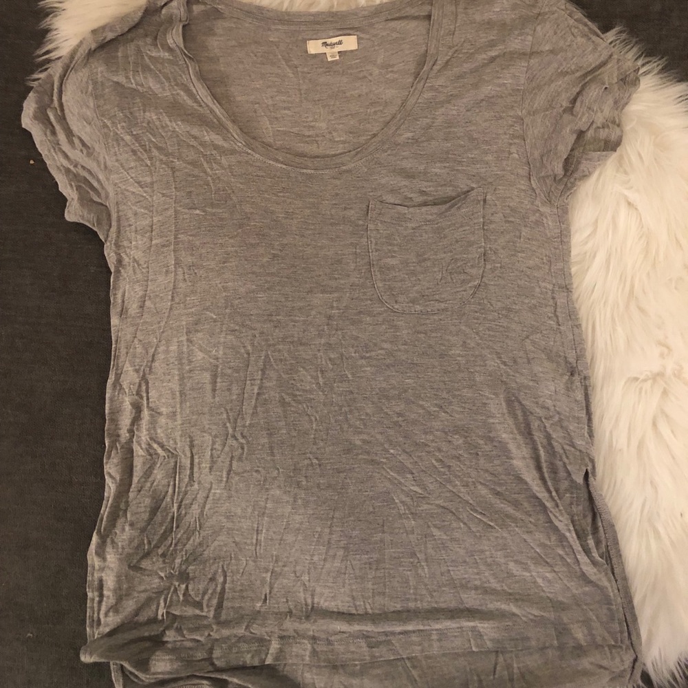 Madewell gray pocket tee